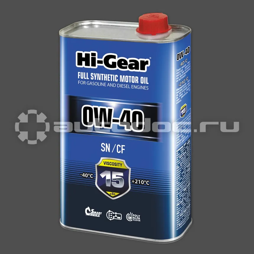 HI-GEAR MOTOR OIL SAE 0W-40 API SN | CF