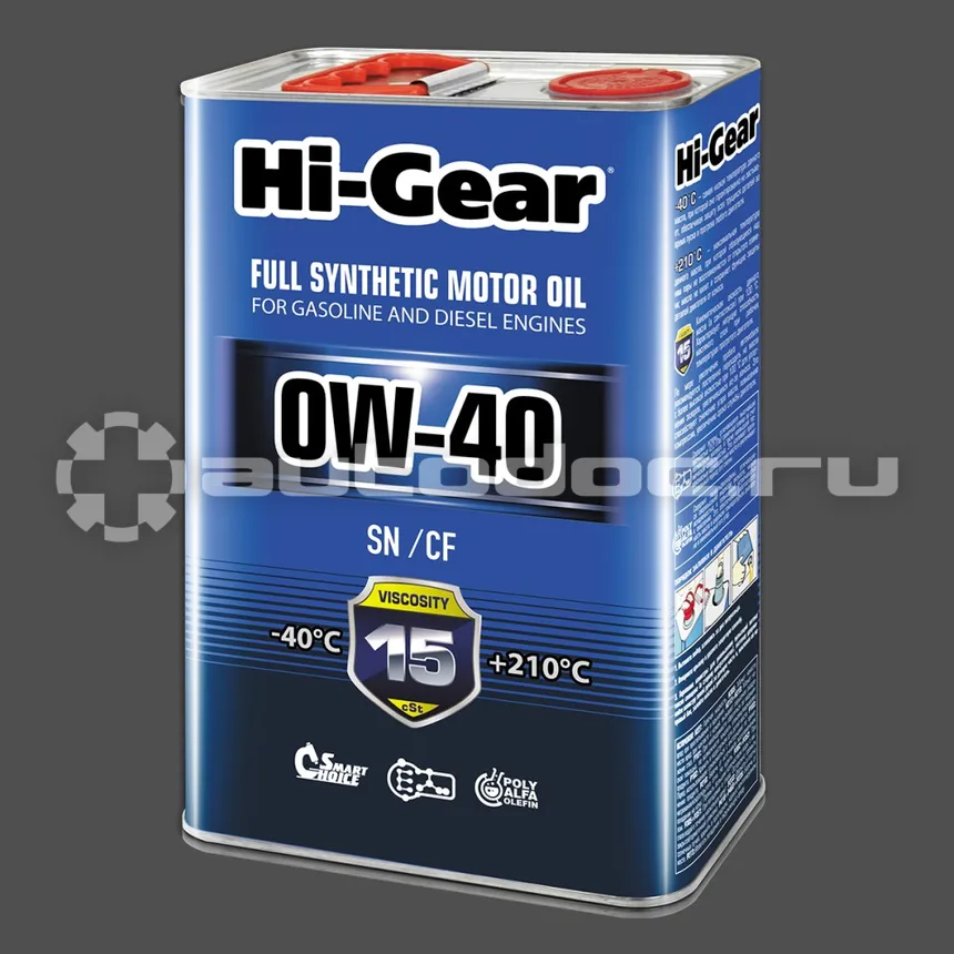 HI-GEAR MOTOR OIL SAE 0W-40 API SN | CF