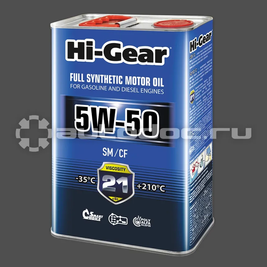 HI-GEAR MOTOR OIL SAE 5W-50 API SM | CF