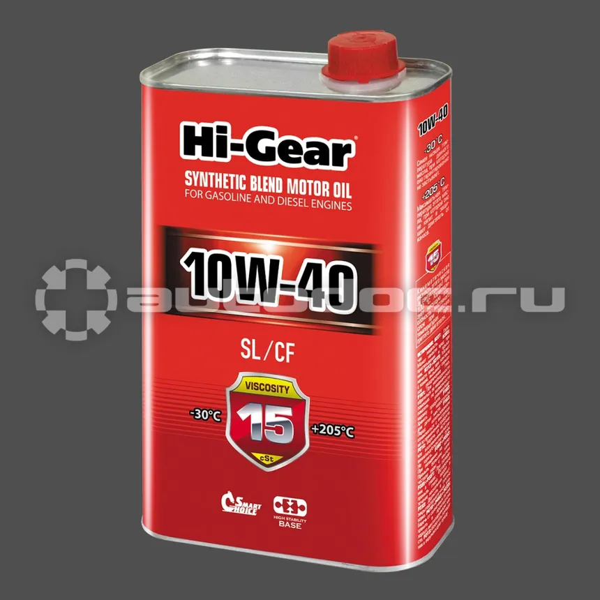 HI-GEAR MOTOR OIL SAE 10W-40 API SL | CF (metal)