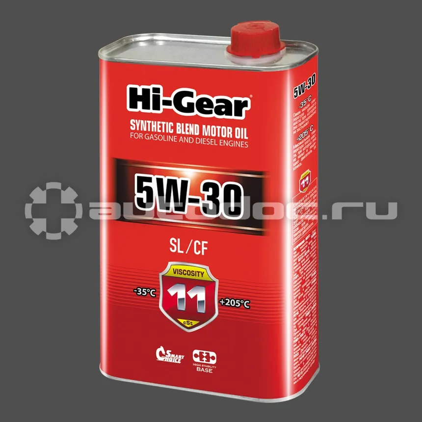 HI-GEAR MOTOR OIL SAE 5W-30 API SL | CF (metal)