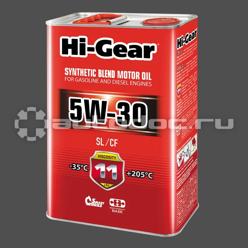 HI-GEAR MOTOR OIL SAE 5W-30 API SL | CF (metal)
