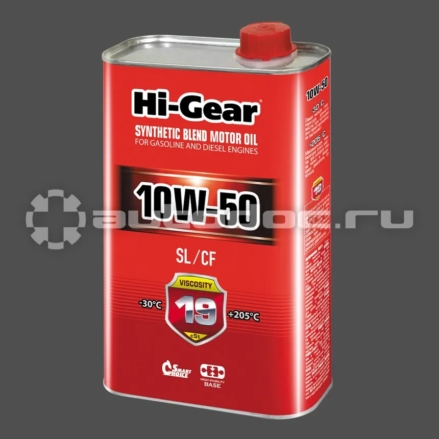 HI-GEAR MOTOR OIL SAE 10W-50 API SL | CF (metal)