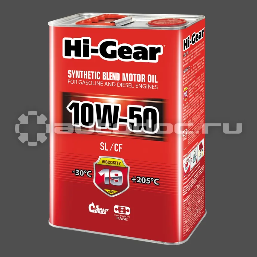 HI-GEAR MOTOR OIL SAE 10W-50 API SL | CF (metal)