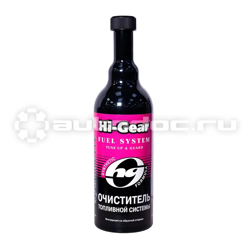 HI-GEAR Синтетический очиститель систем питания бензиновых двигателей (на 80 л)