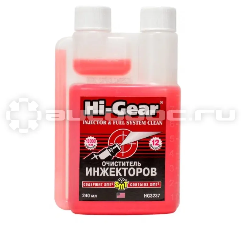 HI-GEAR Очиститель инжекторов и системы питания бензиновых двигателей, с SMT2