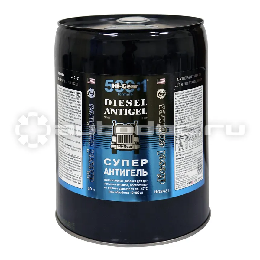HI-GEAR DIESEL ANTIGEL Суперантигель для дизтоплива