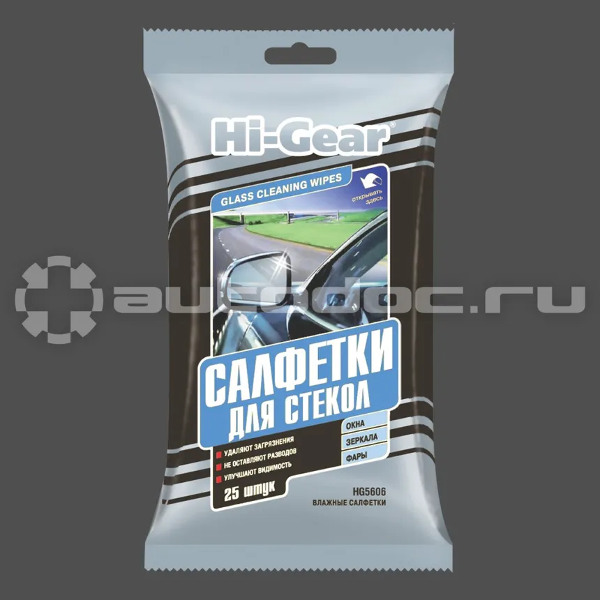 HI-GEAR Салфетки для стекол