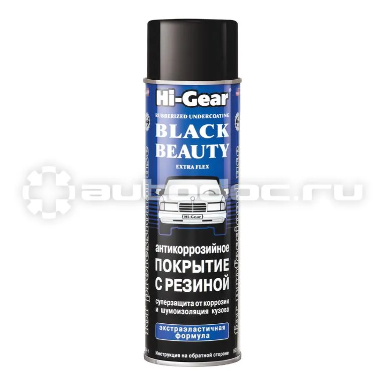 HI-GEAR Экстраэластичное антикоррозийное покрытие с резиновым наполнителем (аэрозоль)