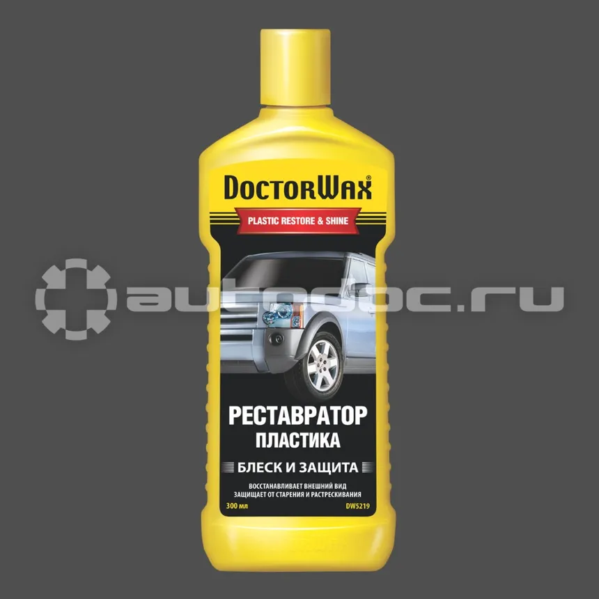 DOCTOR WAX PLASTIC RESTORE & SHINE Полироль пластика