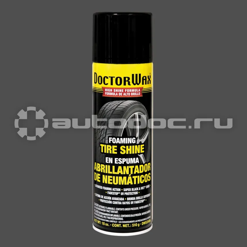 DOCTOR WAX FOAMING TIRE SHINE Пенный очиститель шин