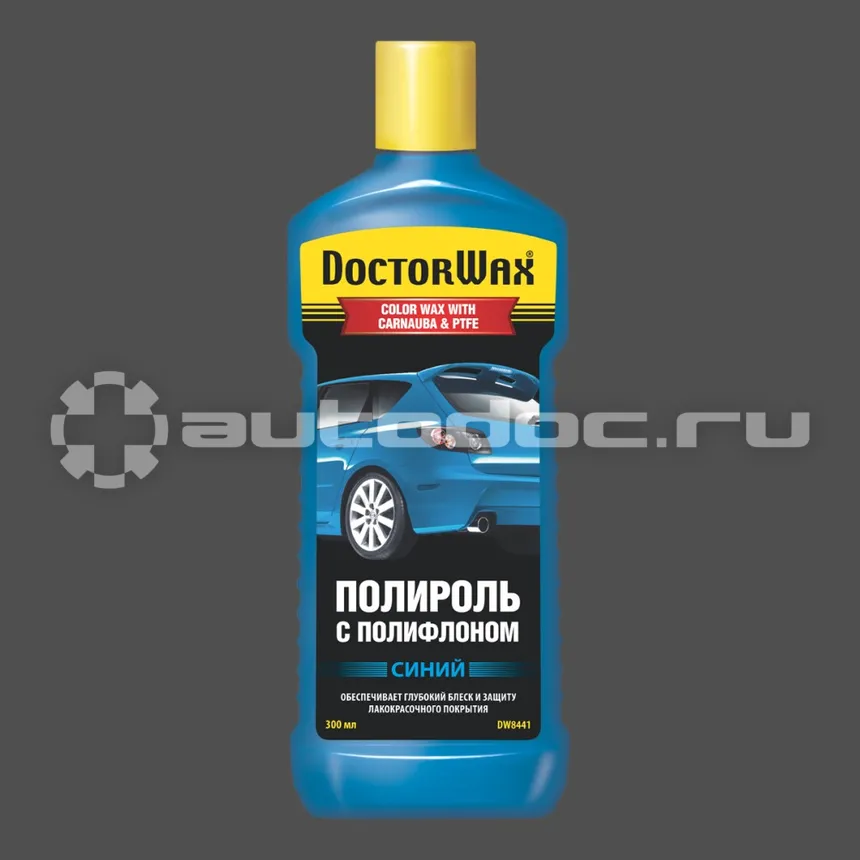 DOCTOR WAX COLOR WAX WITH CARNAUBA & PTFE Цветная полироль с полифлоном