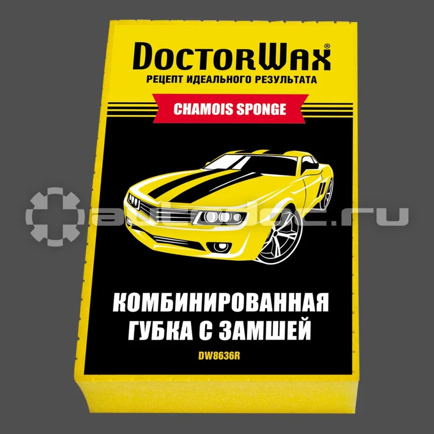 DOCTOR WAX Губка с замшей