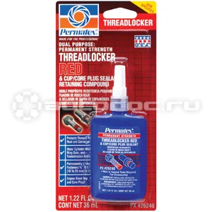 PERMATEX Permanent Strength Threadlocker RED Клей для резьбы