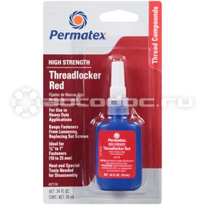 PERMATEX High Strength Threadlocker RED Клей для резьбы