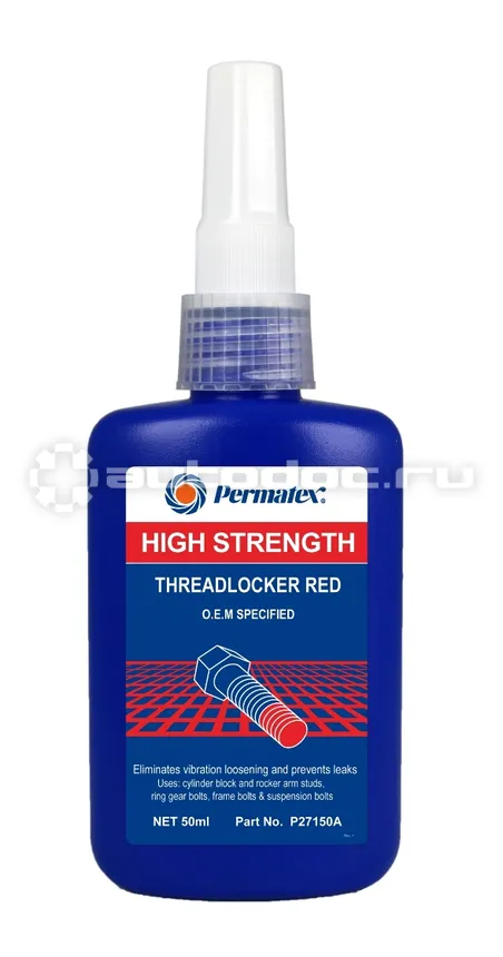 PERMATEX High Strength Threadlocker RED Клей для резьбы