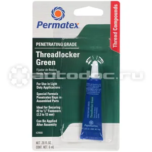 PERMATEX Penetrating Grade Threadlocker GREEN Клей для резьбы