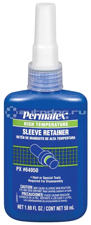 PERMATEX High Temperature Sleeve Retainer Высокотемпературный фиксатор втулок