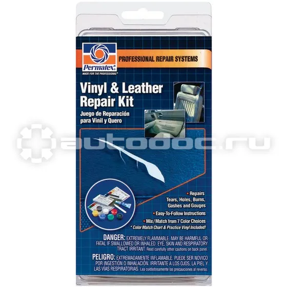 PERMATEX Vinyl&Leather Repair Kit Набор для ремонта кожи и винила