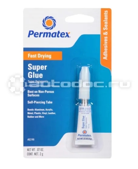 PERMATEX Super Glue Super Pega Супер клей