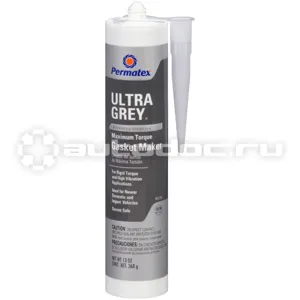 PERMATEX Ultra Grey Rigid High-Torque RTV Silicone Gasket Maker Герметик прокладка