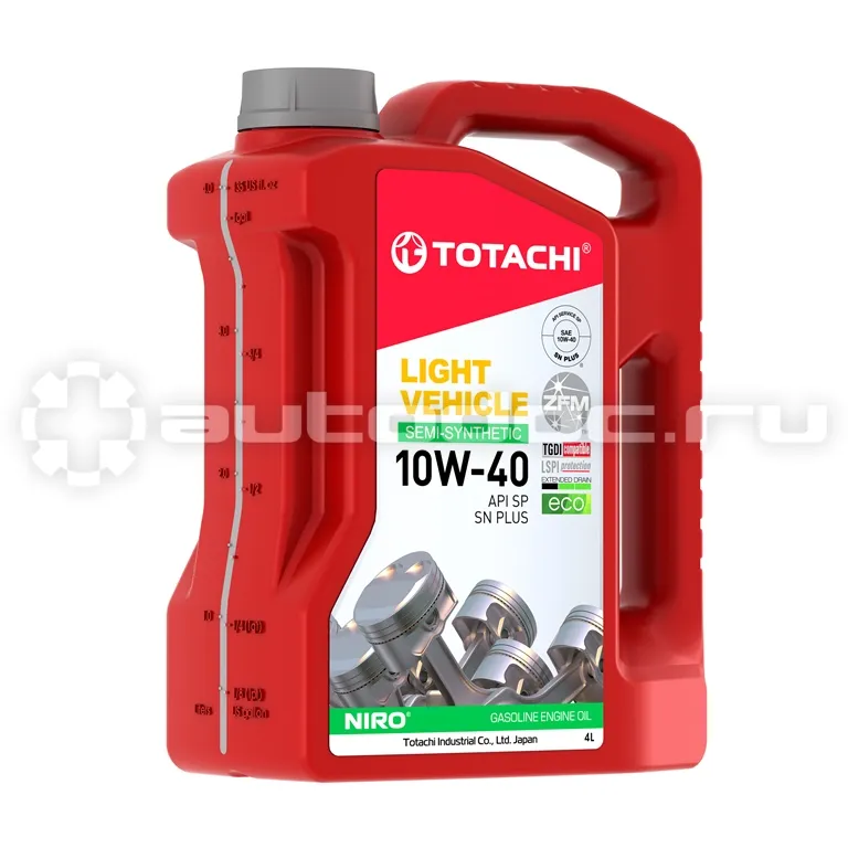 TOTACHI NIRO LV Semi-Synthetic 10W-40 SP, SN PLUS