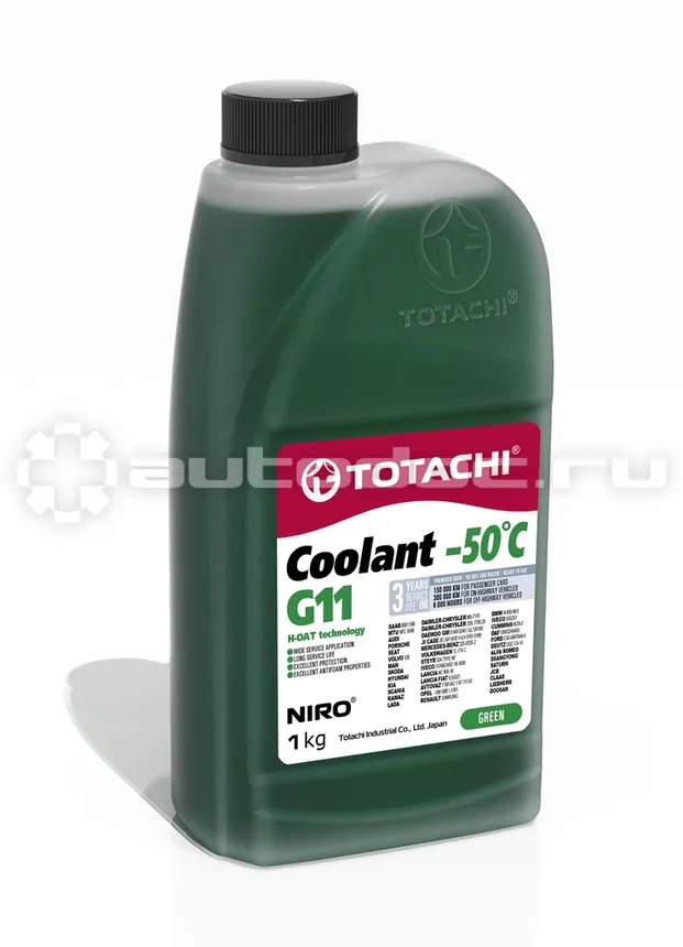 TOTACHI NIRO COOLANT GREEN G11 -50°C