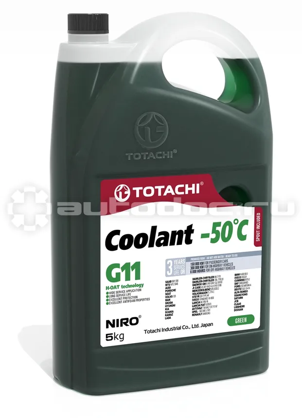 TOTACHI NIRO COOLANT GREEN G11 -50°C