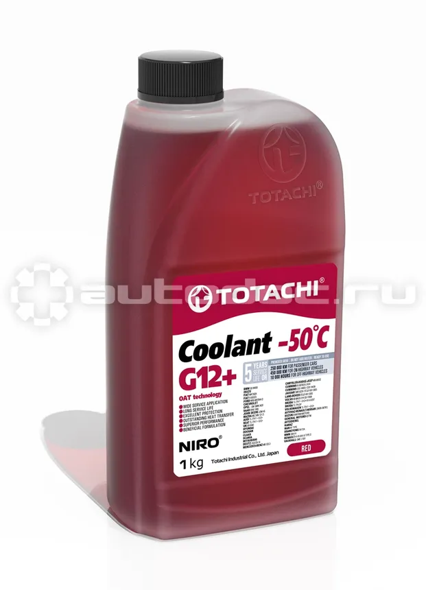 TOTACHI NIRO COOLANT RED G12+ -50°C