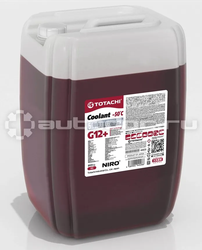 TOTACHI NIRO COOLANT RED G12+ -50°C