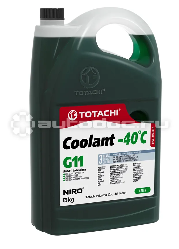 TOTACHI NIRO COOLANT GREEN -40 G11