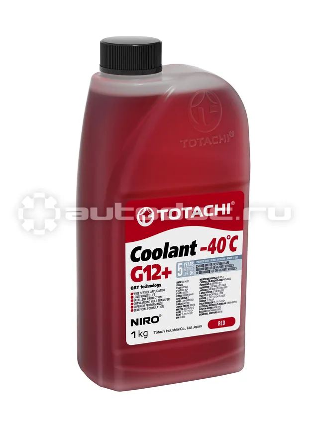 TOTACHI NIRO COOLANT RED -40 G12+