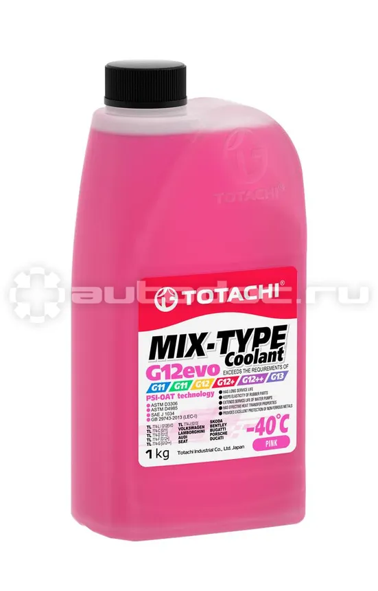 TOTACHI MIX-TYPE COOLANT G12evo PINK -40