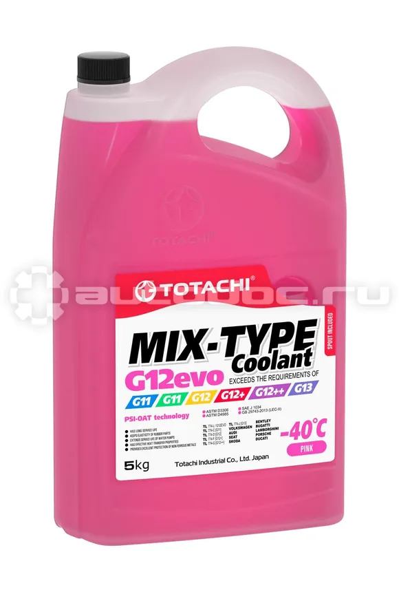 TOTACHI MIX-TYPE COOLANT G12evo PINK -40