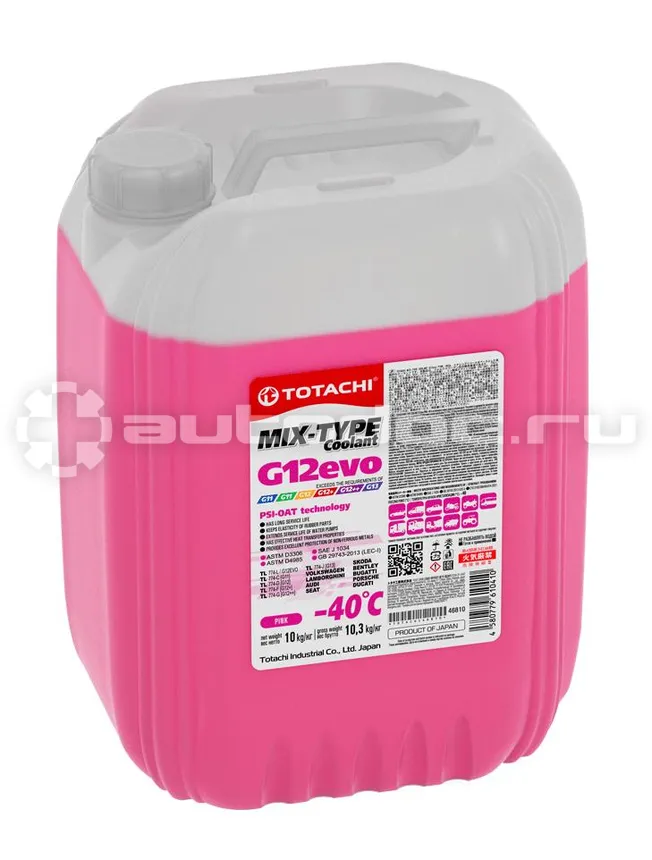 TOTACHI MIX-TYPE COOLANT G12evo PINK -40