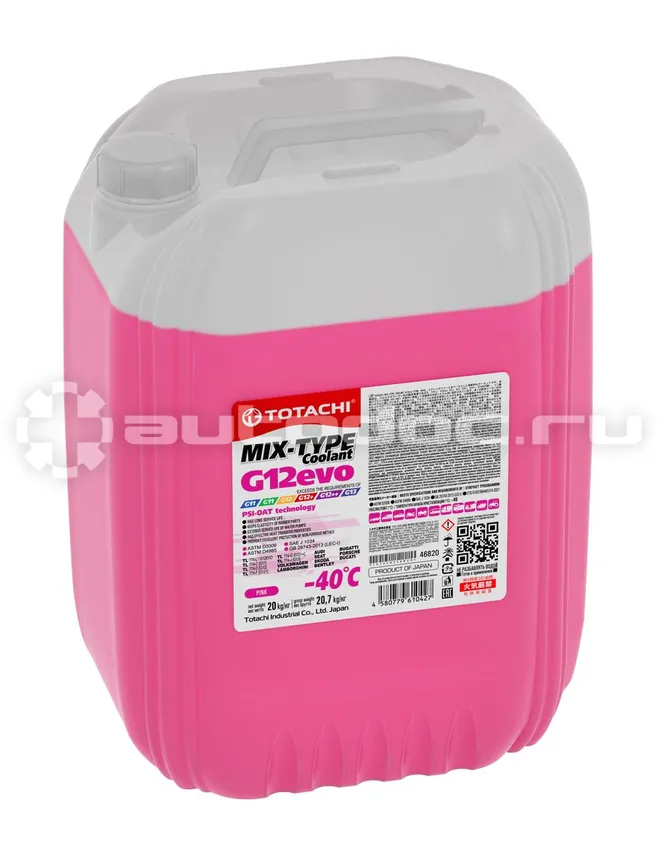 TOTACHI MIX-TYPE COOLANT G12evo PINK -40