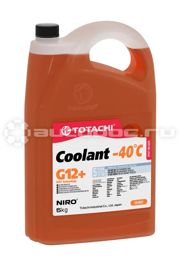 TOTACHI NIRO COOLANT ORANGE -40 G12+