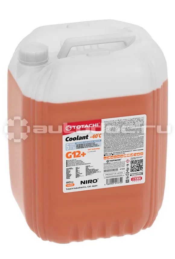 TOTACHI NIRO COOLANT ORANGE -40 G12+