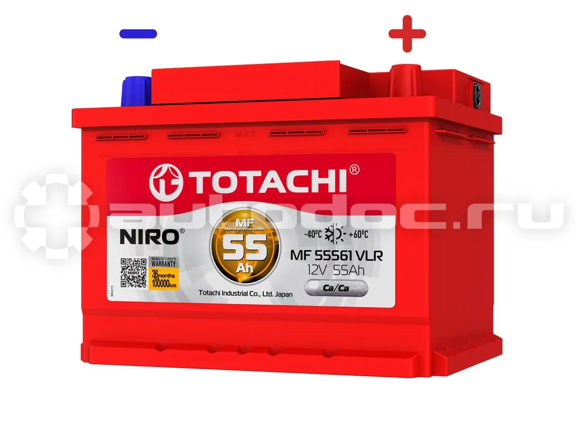 TOTACHI Аккумулятор NIRO MF 55561 VLR