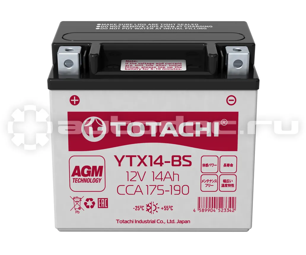 TOTACHI MOTO Аккумулятор
