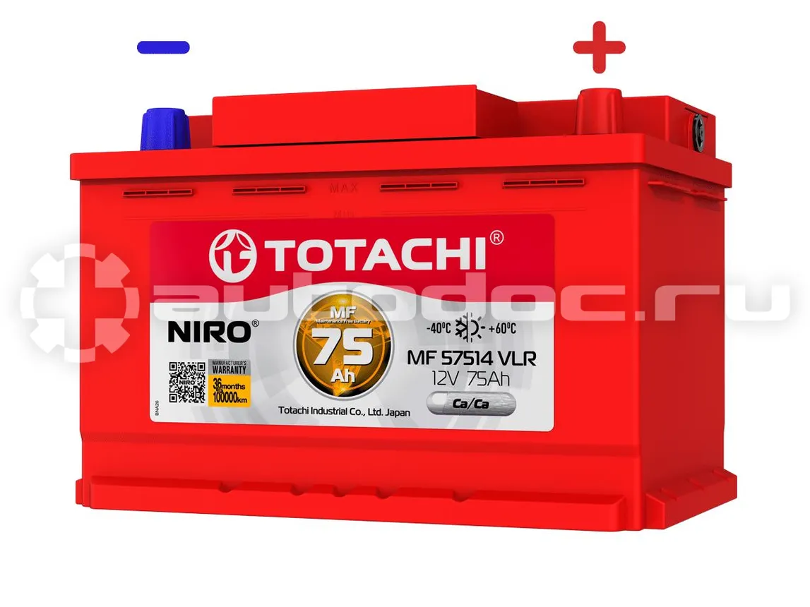 TOTACHI Аккумулятор NIRO MF 57514 VLR