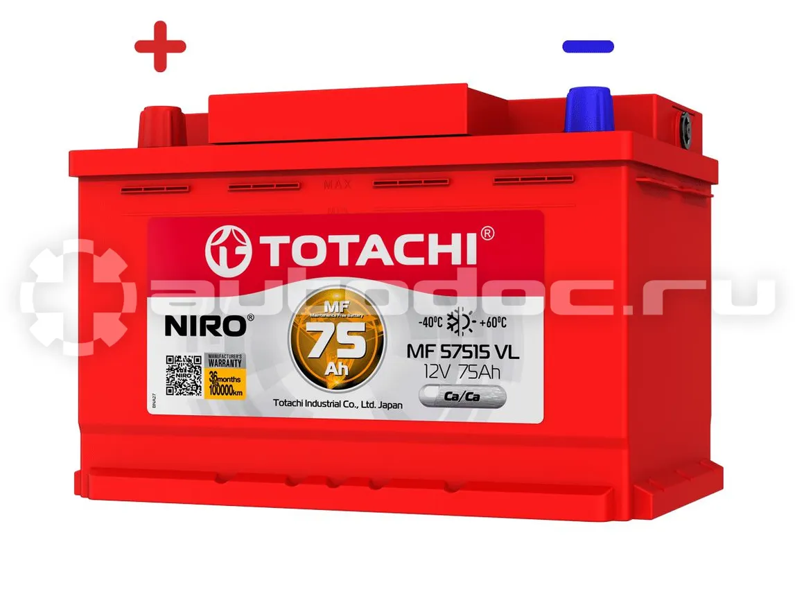 TOTACHI Аккумулятор NIRO MF 57515 VL
