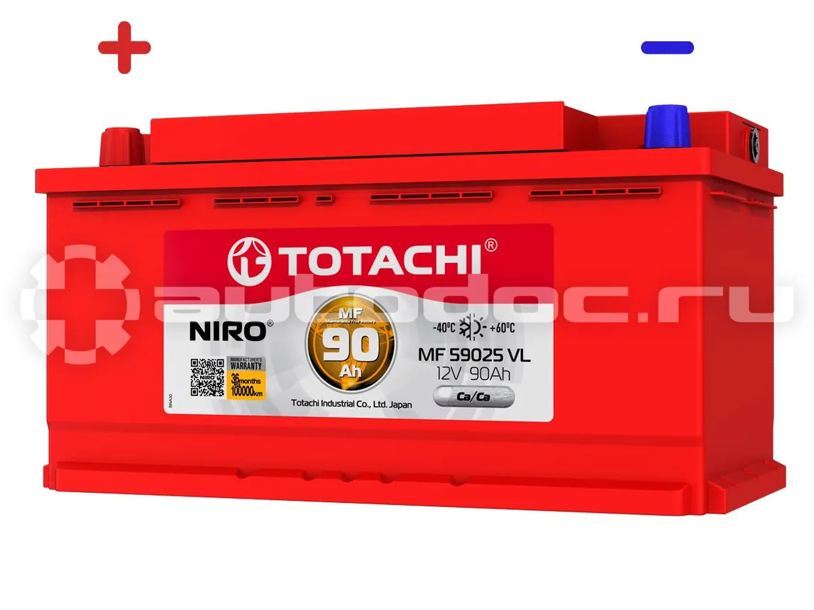 TOTACHI Аккумулятор NIRO MF 59025 VL