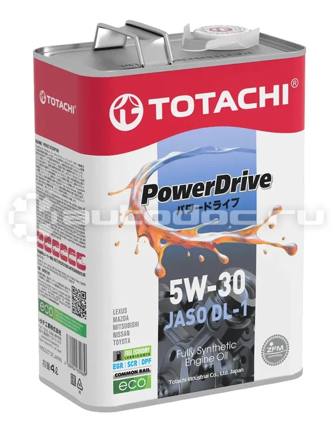 TOTACHI POWERDRIVE Fully Synthetic 5W-30 JASO DL-1