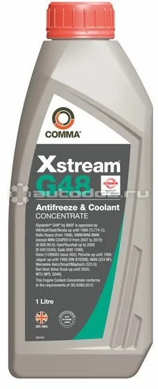COMMA XSTREAM G48 ANTIFREEZE & COOLANT CONCENTRATE