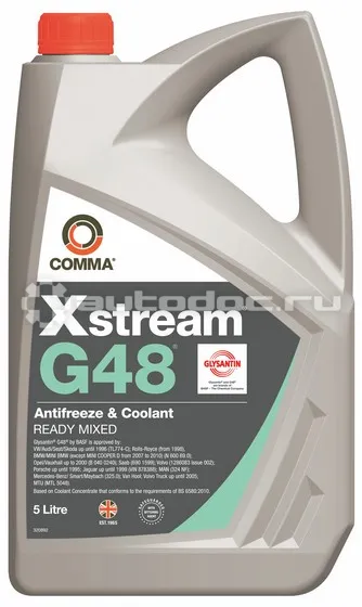 COMMA XSTREAM G48 ANTIFREEZE & COOLANT READY MIXED