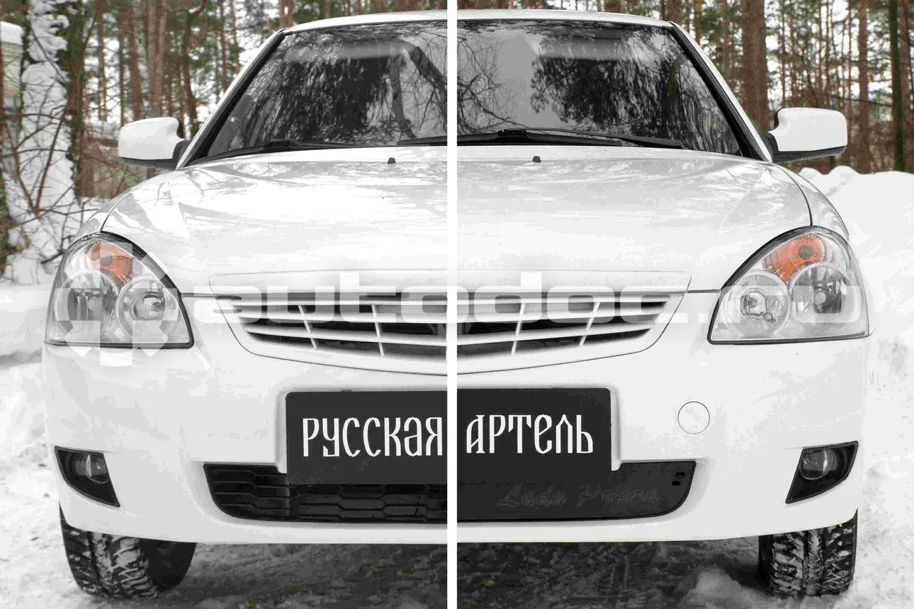 Зимняя заглушка решётки переднего бампера