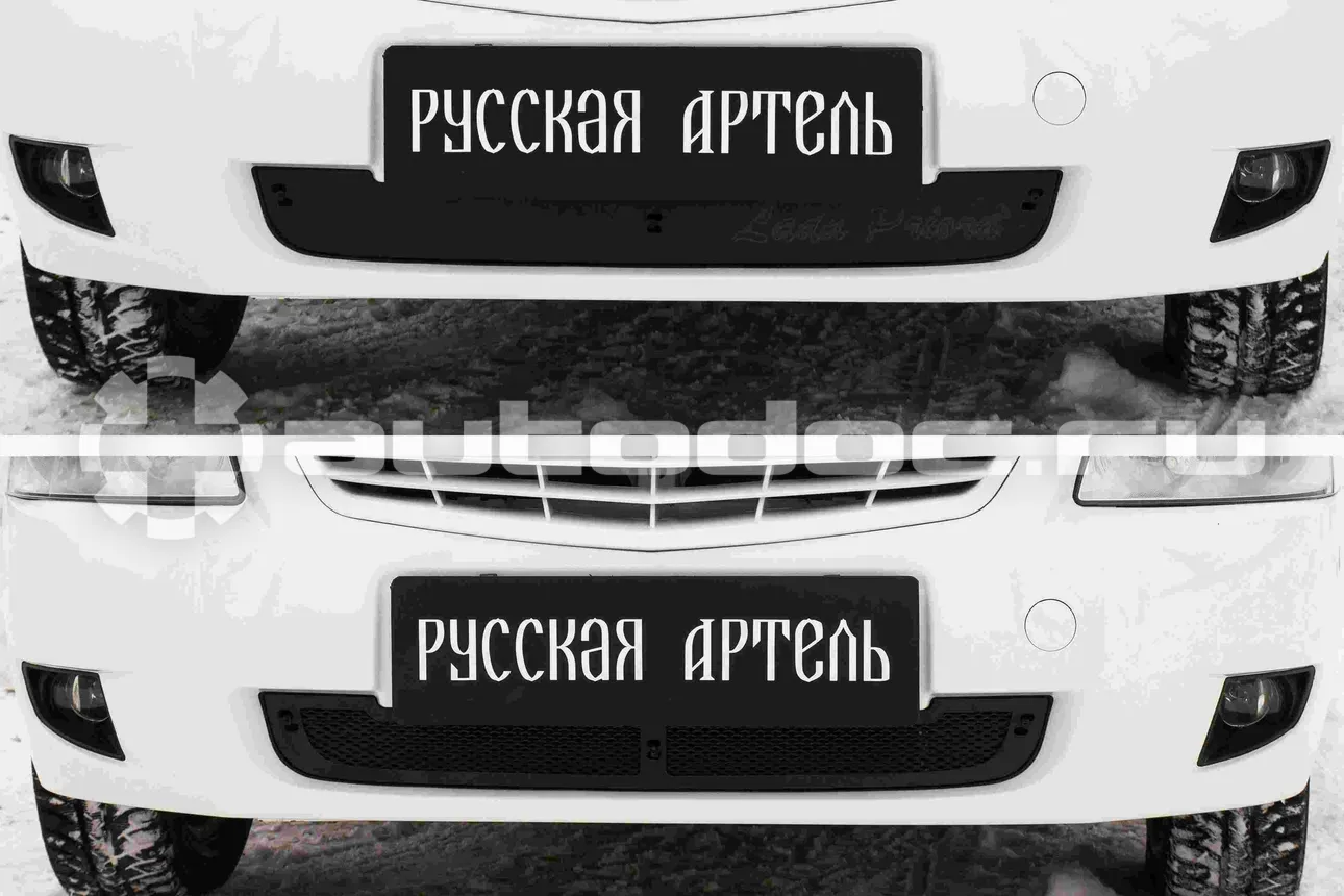 Защитная сетка и зимняя заглушка решетки переднего бампера