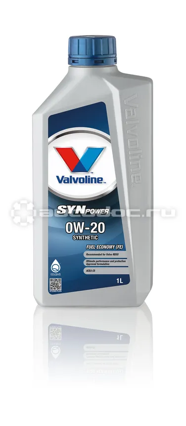 VALVOLINE SYNPOWER FE SAE 0W-20