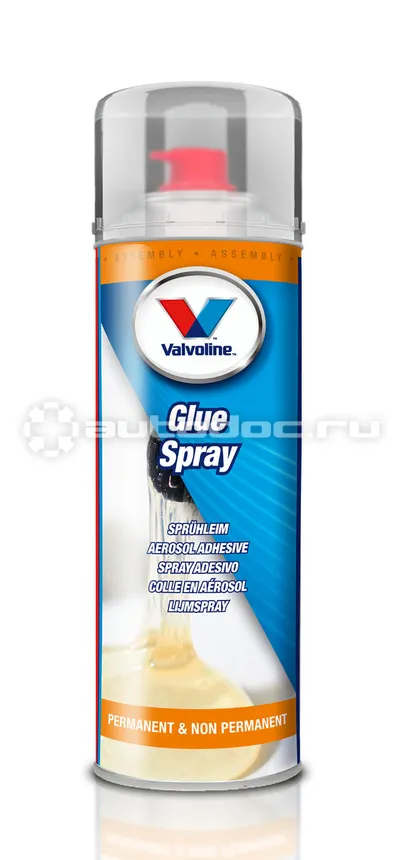 VALVOLINE Glue Spray Клей для быстрого соединения пористых поверхностей